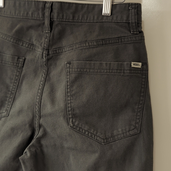 Vans Men's Cotton Blend Shorts Sz 28 Skater Preppy Off The Wall Vintage Green - Picture 7 of 13